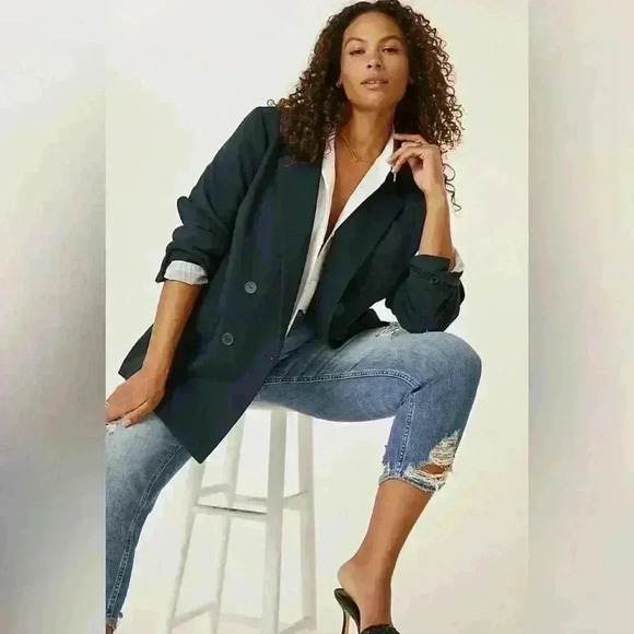 Maeve Double-Breasted Blazer - Picture 2 of 13